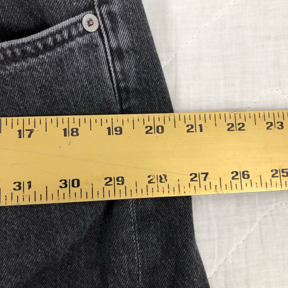 Agolde LA Jeans Women’s Size 31 Black Cargo Wide Leg High Rise - Picture 8 of 12